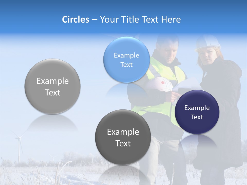 Manager Expert Blue PowerPoint Template