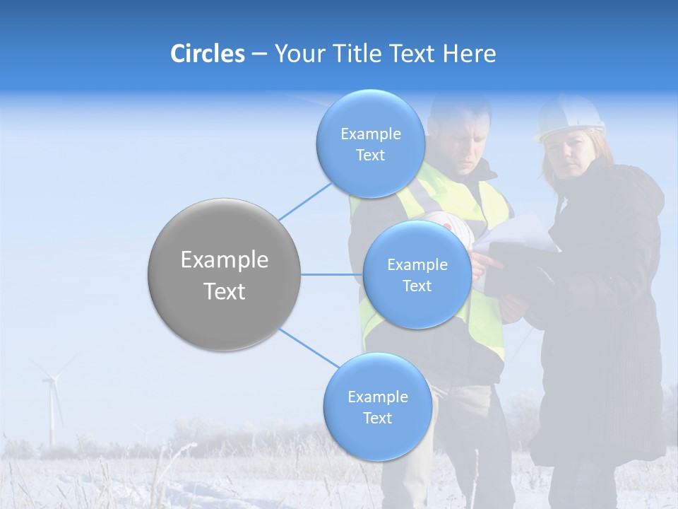 Manager Expert Blue PowerPoint Template