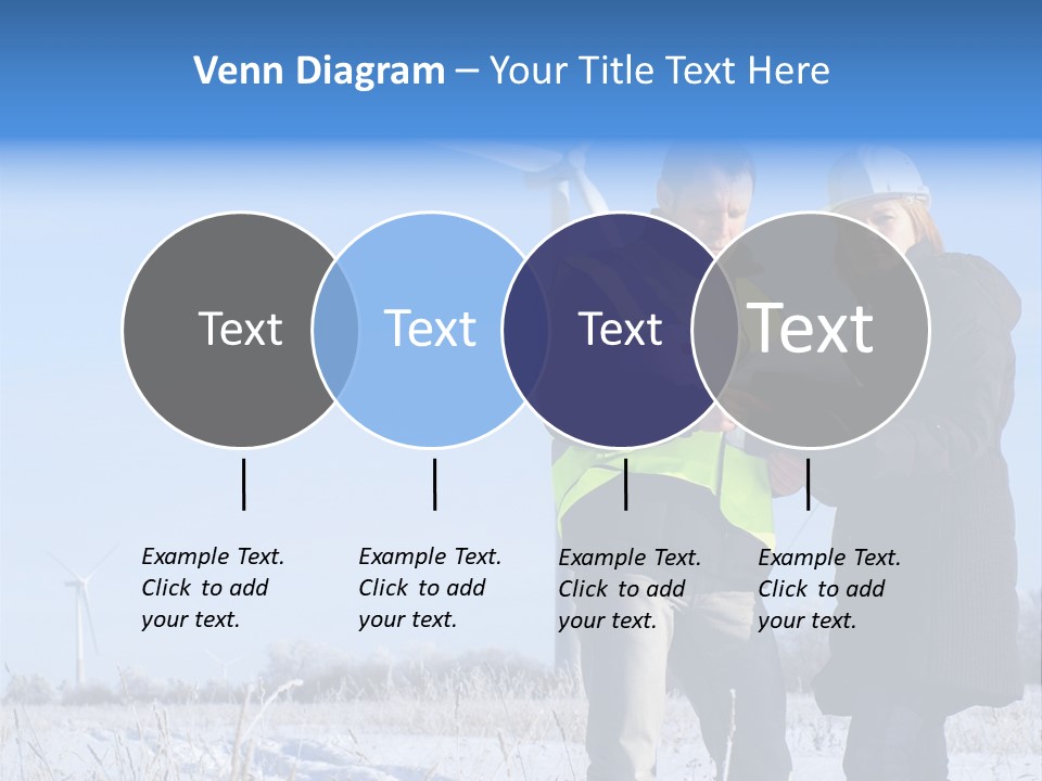 Manager Expert Blue PowerPoint Template