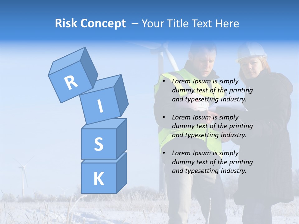 Manager Expert Blue PowerPoint Template