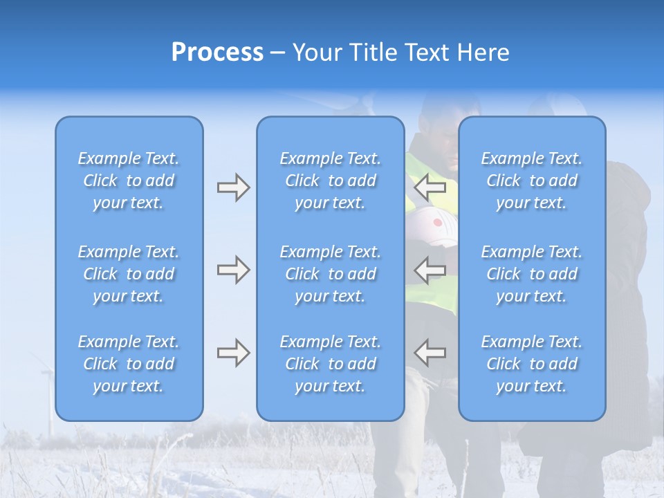 Manager Expert Blue PowerPoint Template