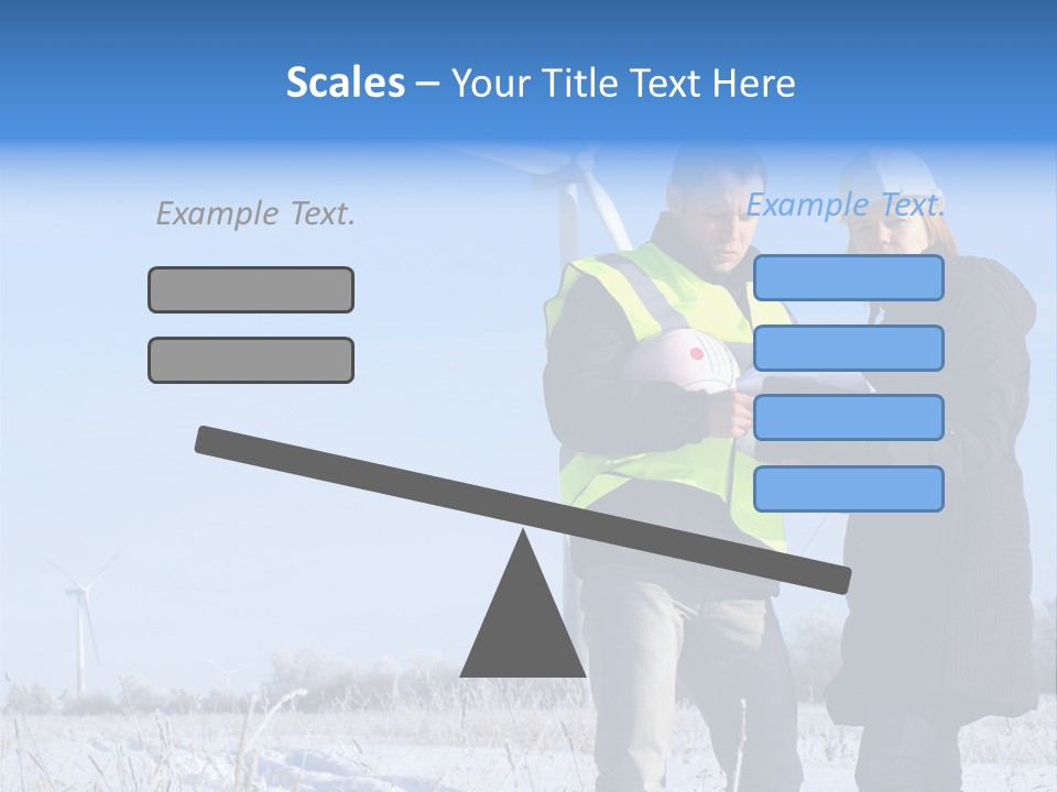 Manager Expert Blue PowerPoint Template