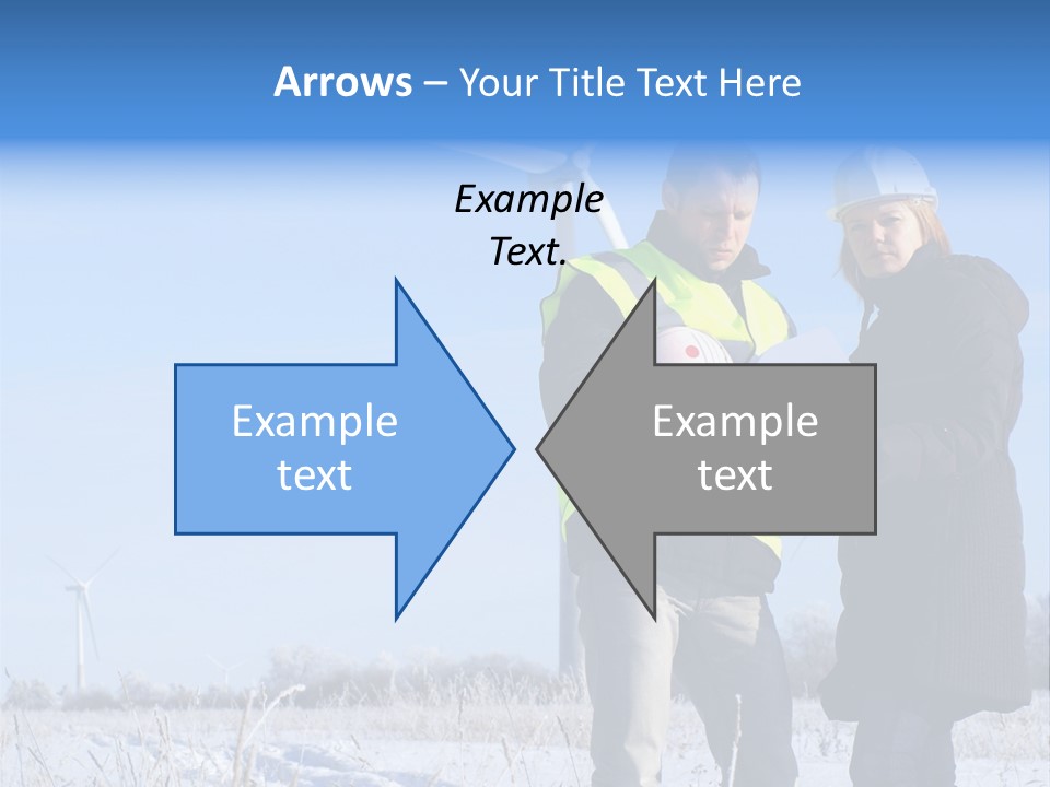 Manager Expert Blue PowerPoint Template