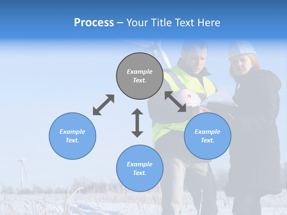 Manager Expert Blue PowerPoint Template