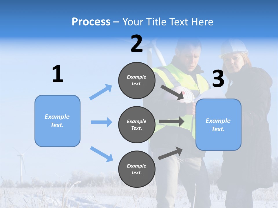 Manager Expert Blue PowerPoint Template