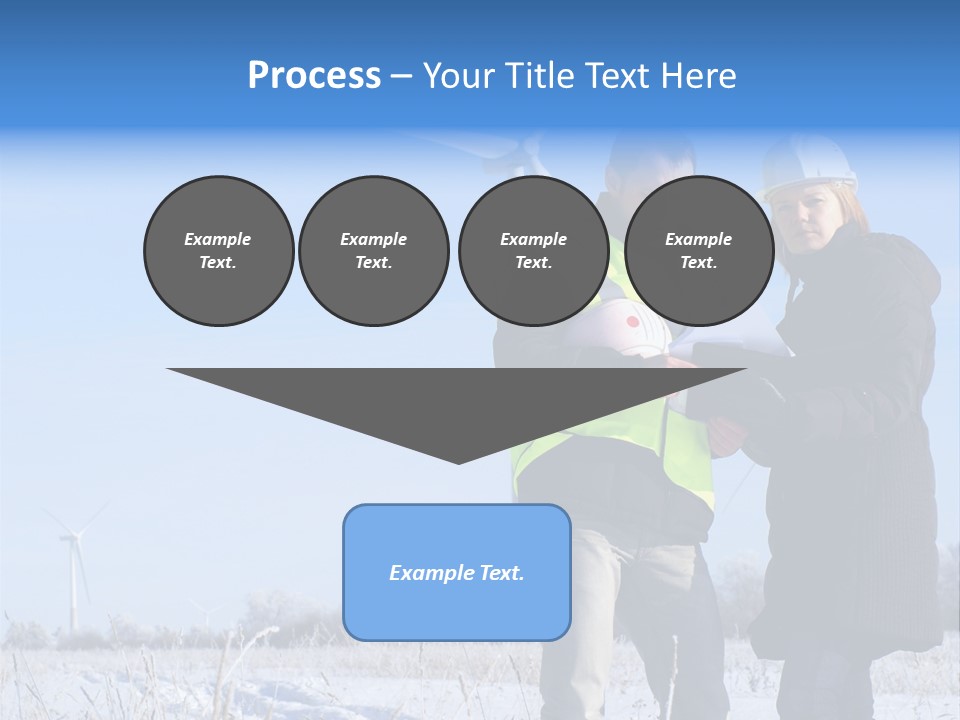 Manager Expert Blue PowerPoint Template