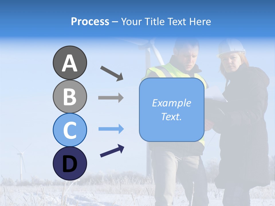Manager Expert Blue PowerPoint Template