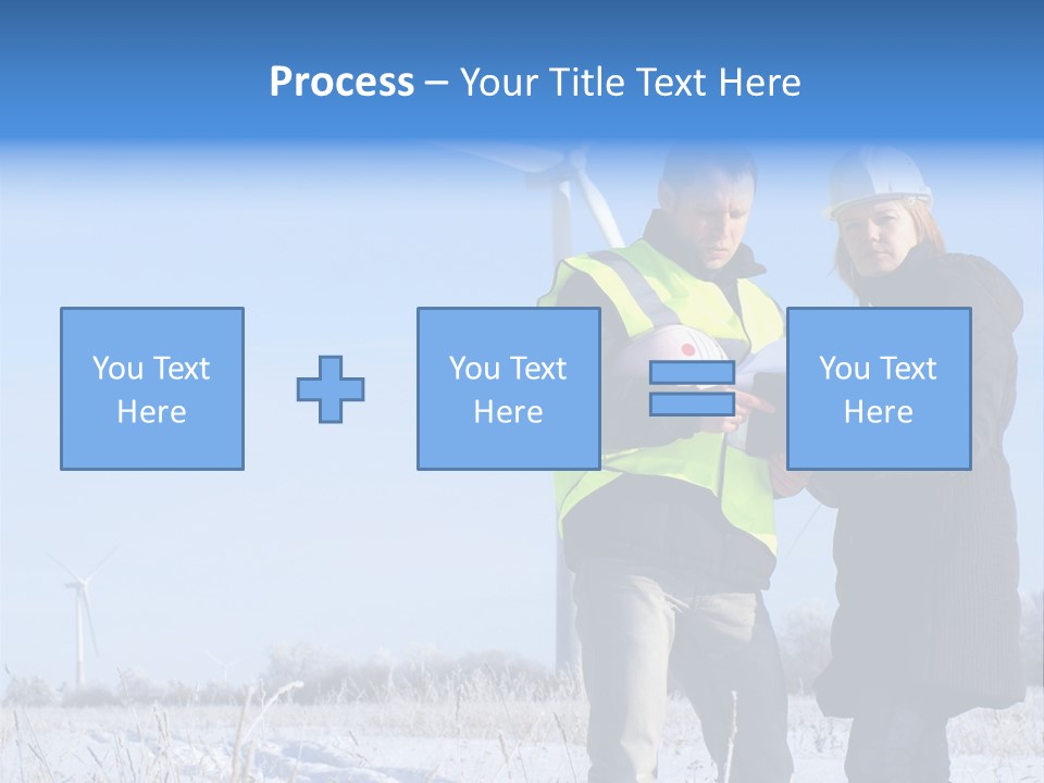 Manager Expert Blue PowerPoint Template