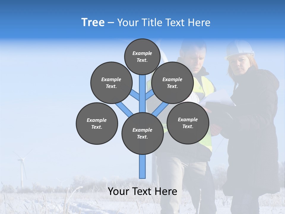 Manager Expert Blue PowerPoint Template