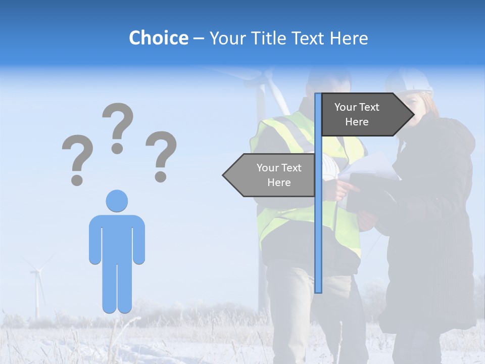 Manager Expert Blue PowerPoint Template