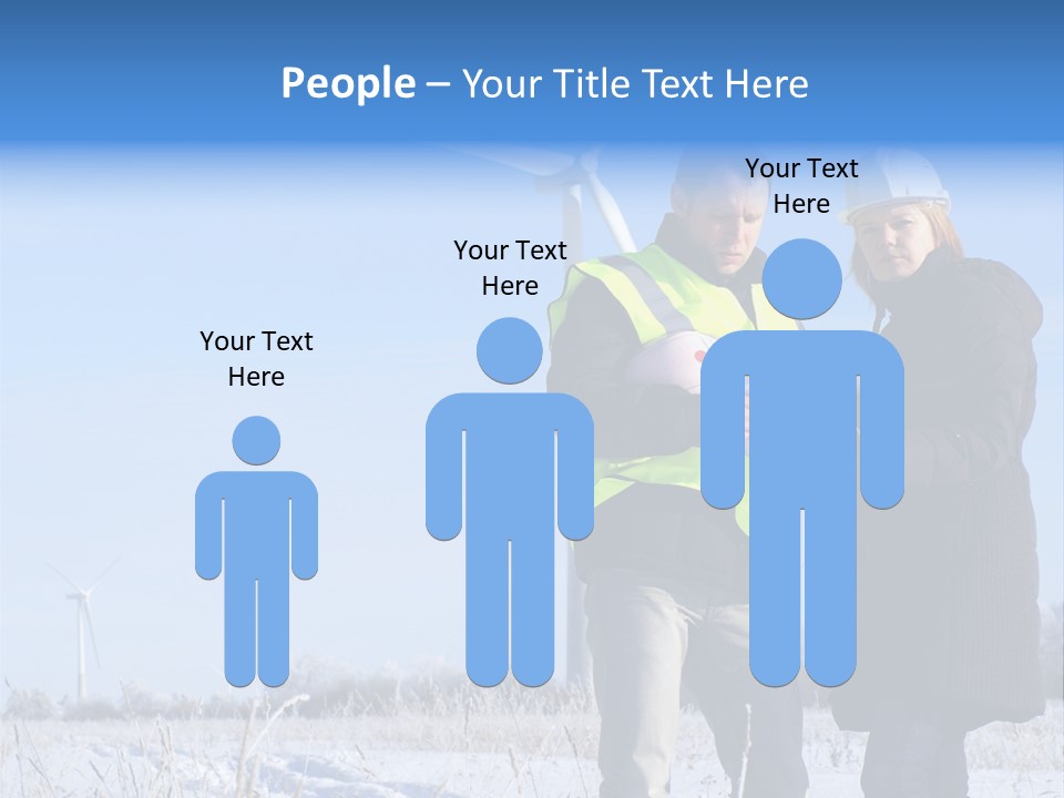 Manager Expert Blue PowerPoint Template