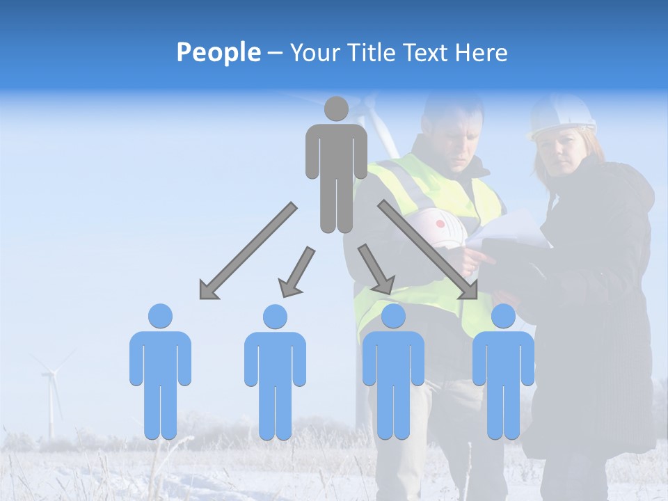 Manager Expert Blue PowerPoint Template