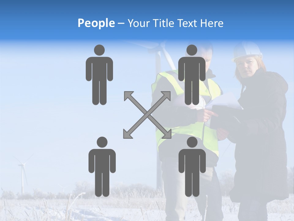 Manager Expert Blue PowerPoint Template