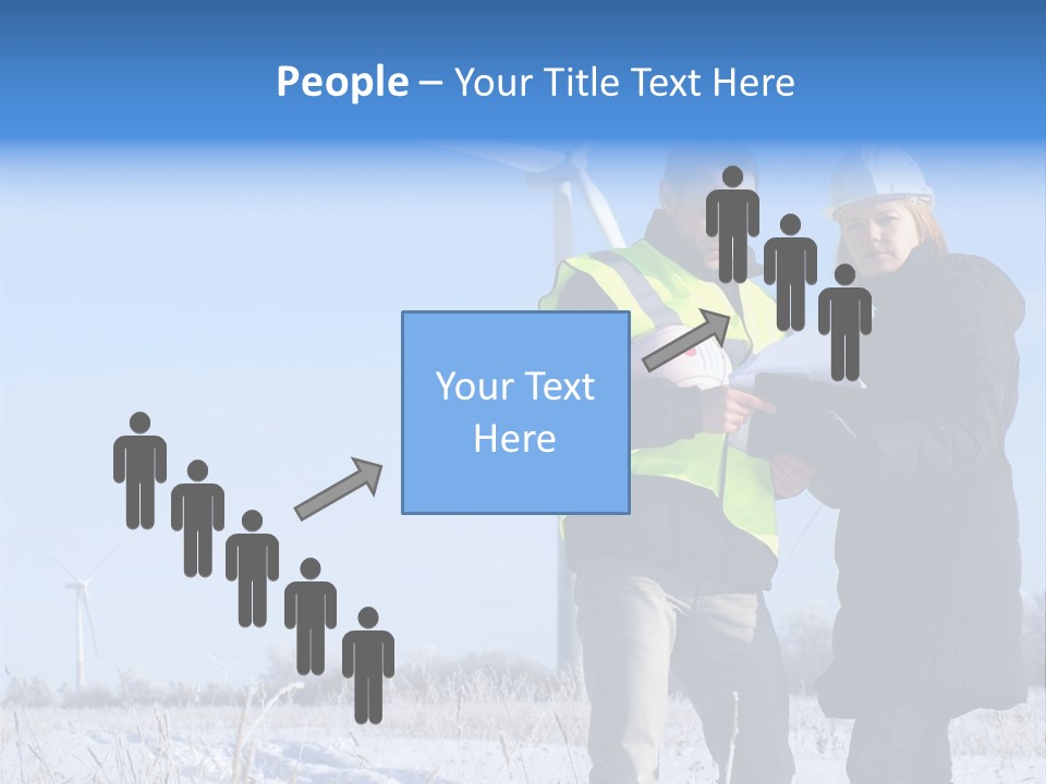 Manager Expert Blue PowerPoint Template