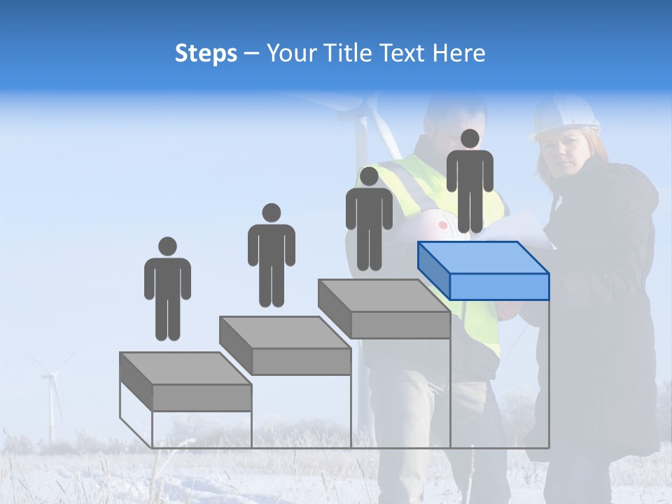 Manager Expert Blue PowerPoint Template