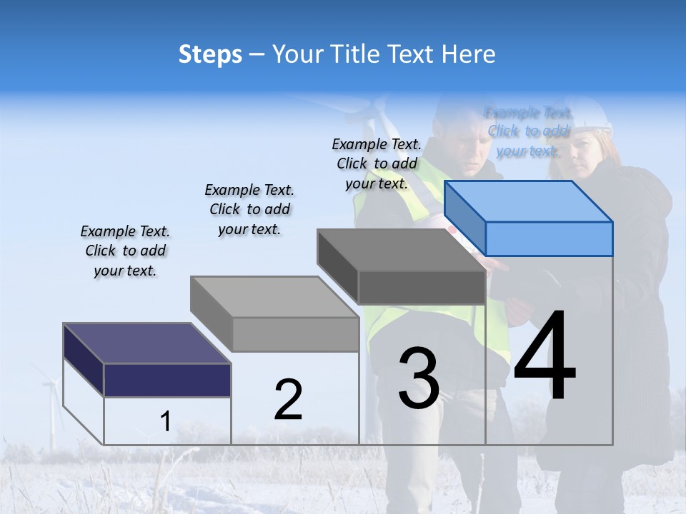 Manager Expert Blue PowerPoint Template