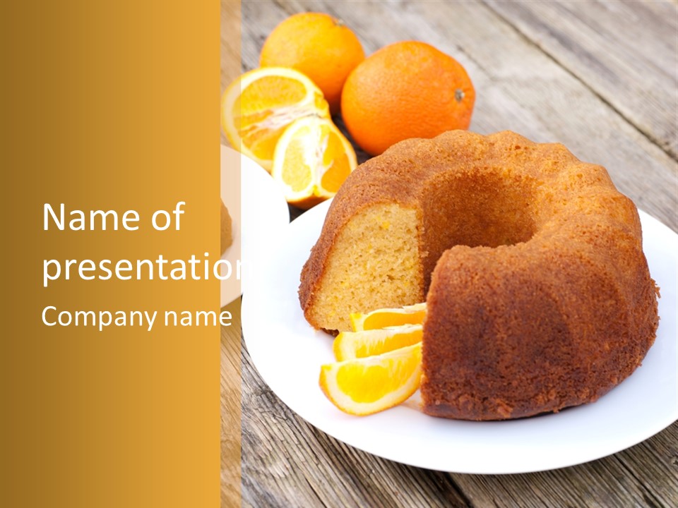 Aroma Bakery Ingredients PowerPoint Template