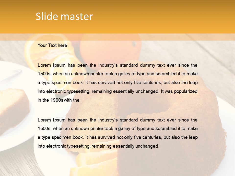 Aroma Bakery Ingredients PowerPoint Template