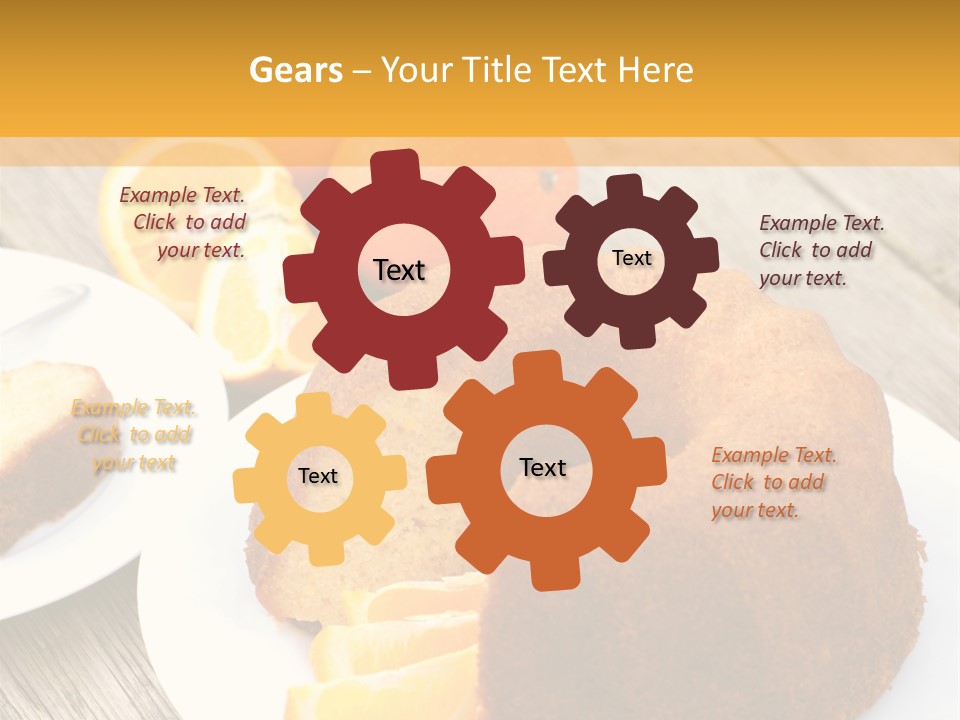 Aroma Bakery Ingredients PowerPoint Template