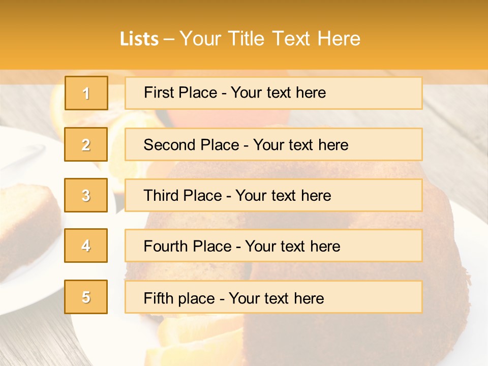 Aroma Bakery Ingredients PowerPoint Template