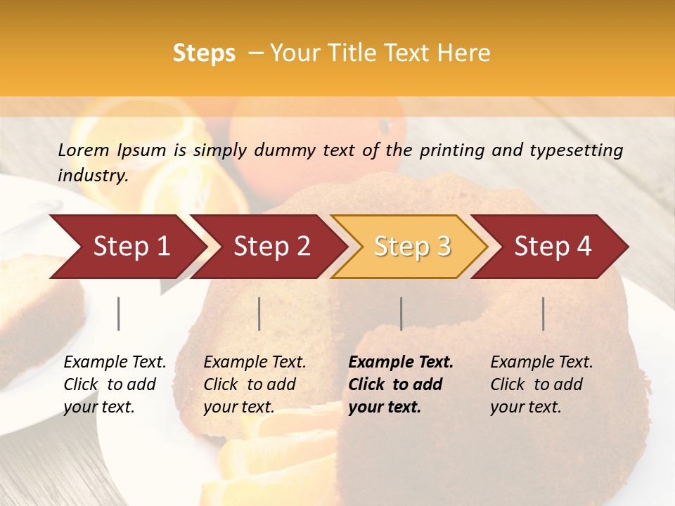 Aroma Bakery Ingredients PowerPoint Template