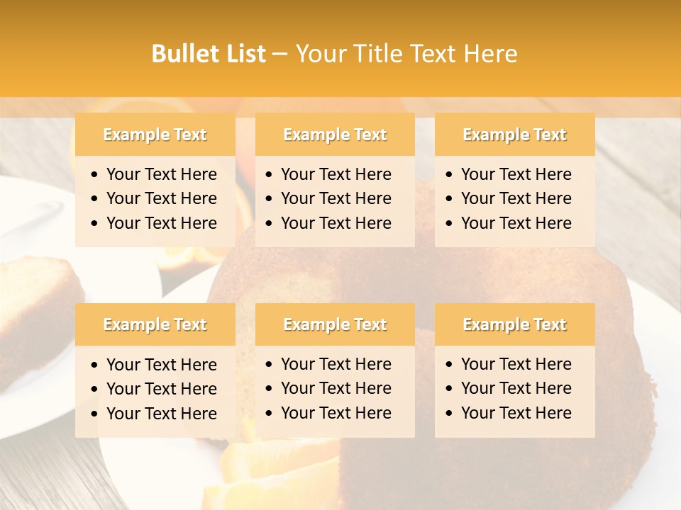 Aroma Bakery Ingredients PowerPoint Template