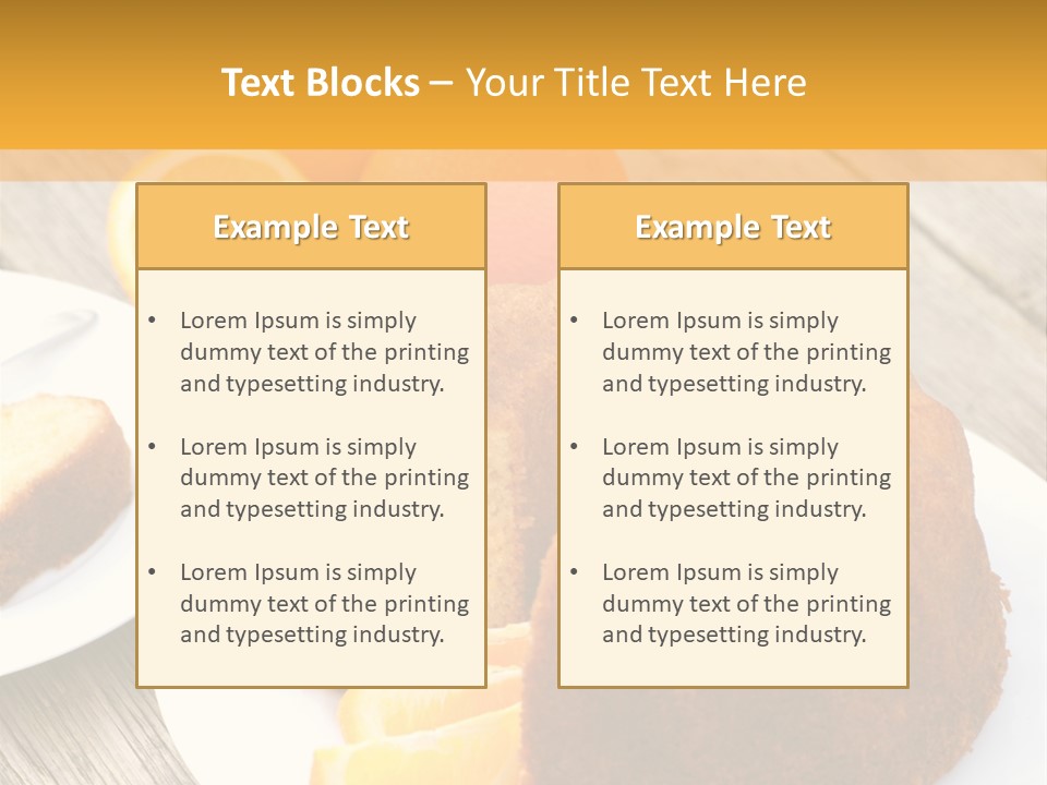 Aroma Bakery Ingredients PowerPoint Template