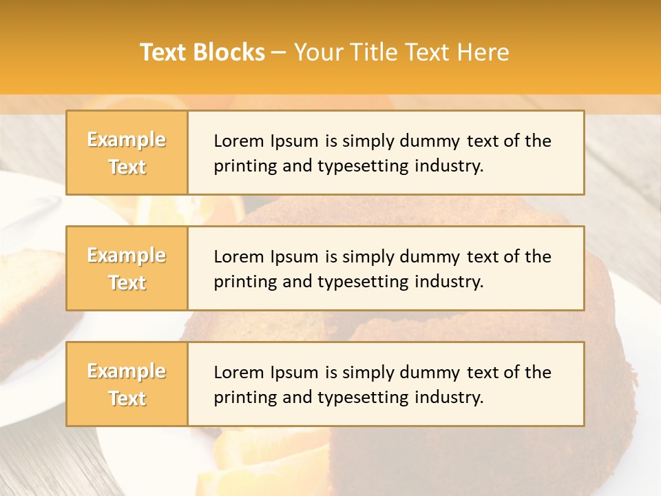 Aroma Bakery Ingredients PowerPoint Template