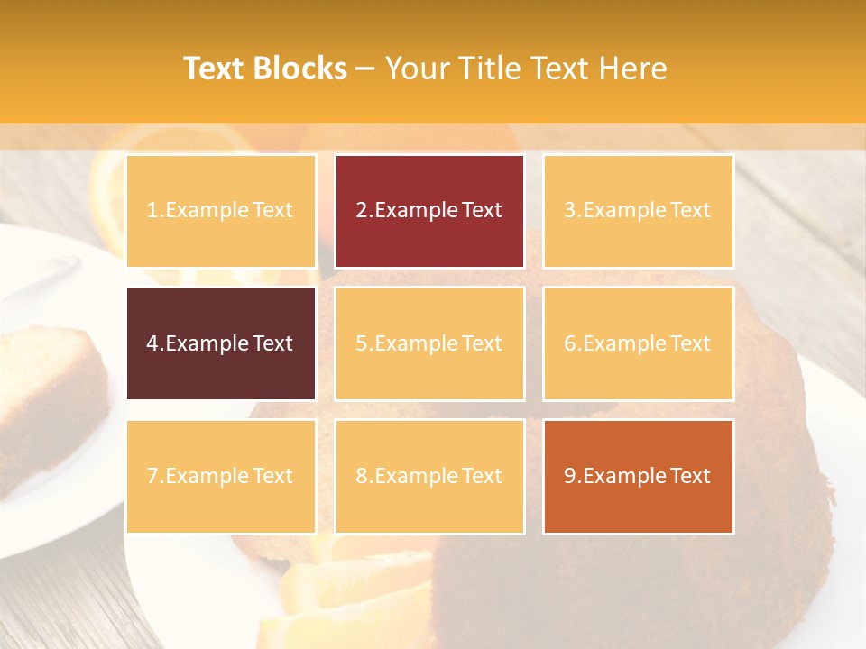 Aroma Bakery Ingredients PowerPoint Template