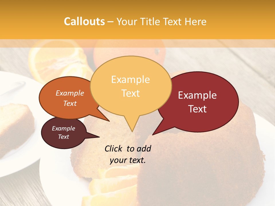 Aroma Bakery Ingredients PowerPoint Template