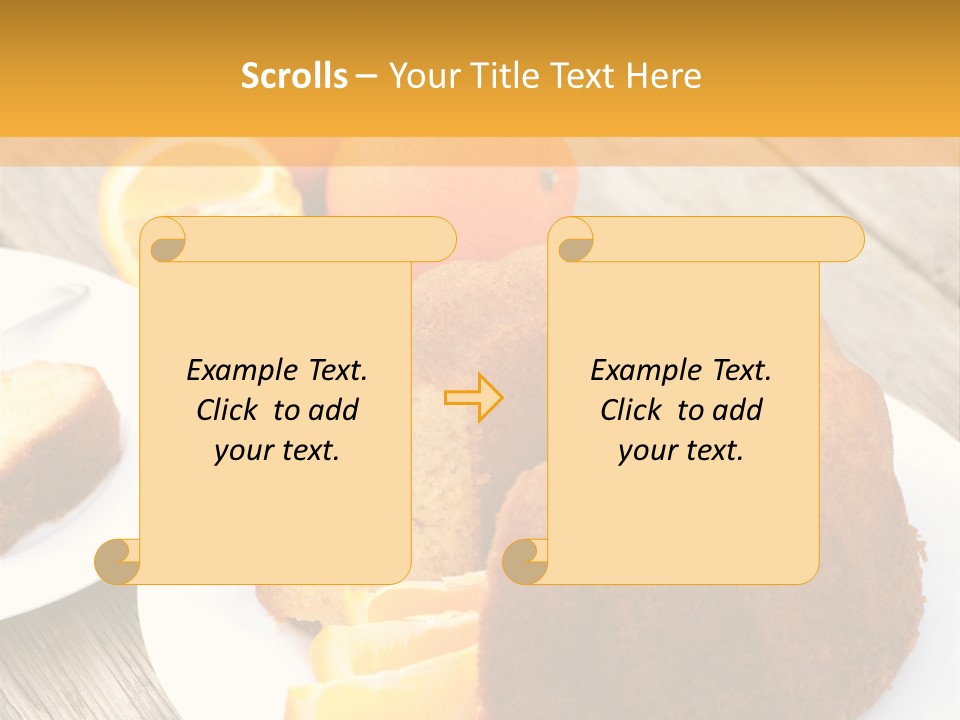 Aroma Bakery Ingredients PowerPoint Template