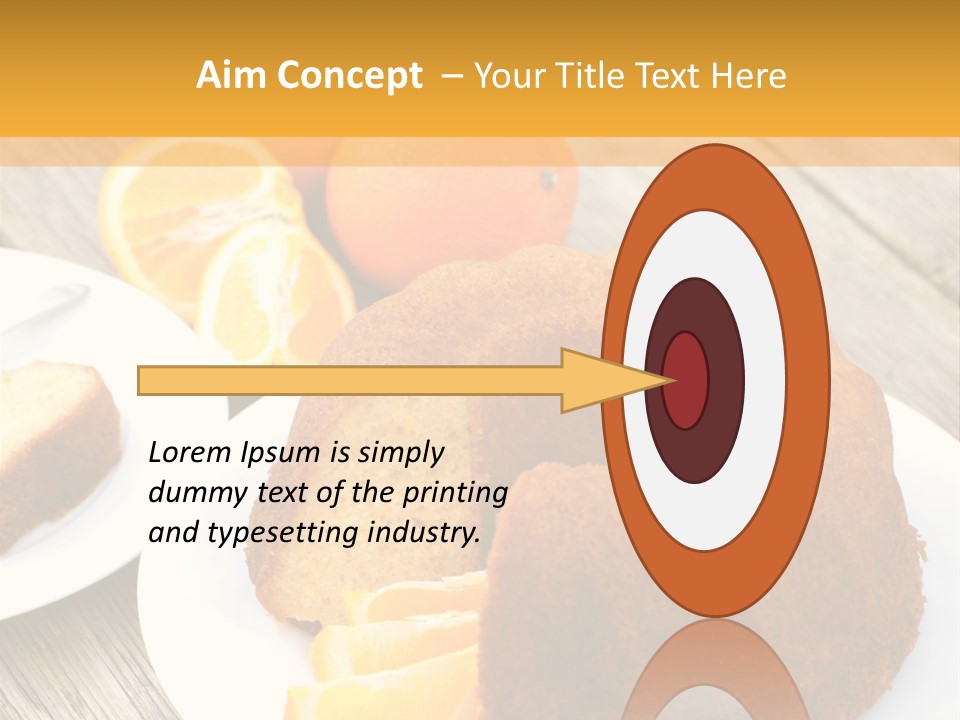 Aroma Bakery Ingredients PowerPoint Template