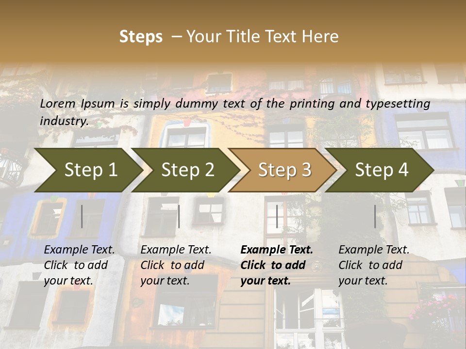 Styles Built Apartment PowerPoint Template