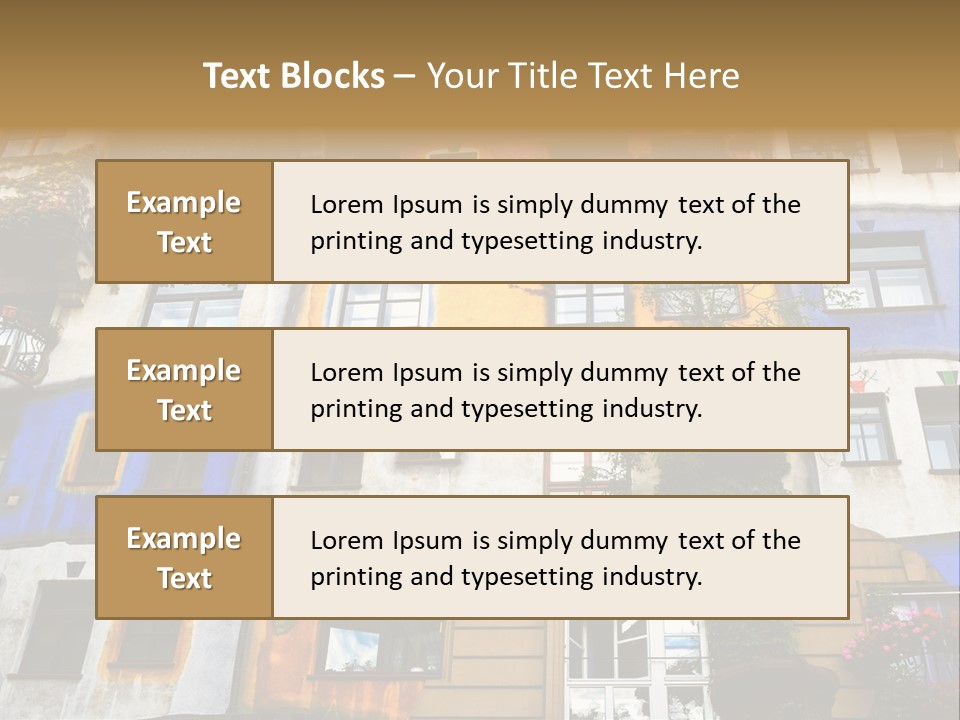 Styles Built Apartment PowerPoint Template