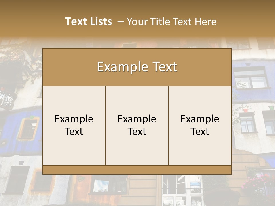 Styles Built Apartment PowerPoint Template