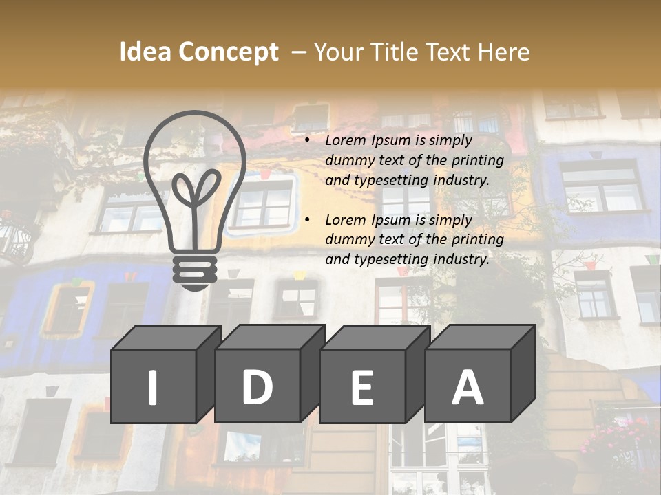 Styles Built Apartment PowerPoint Template