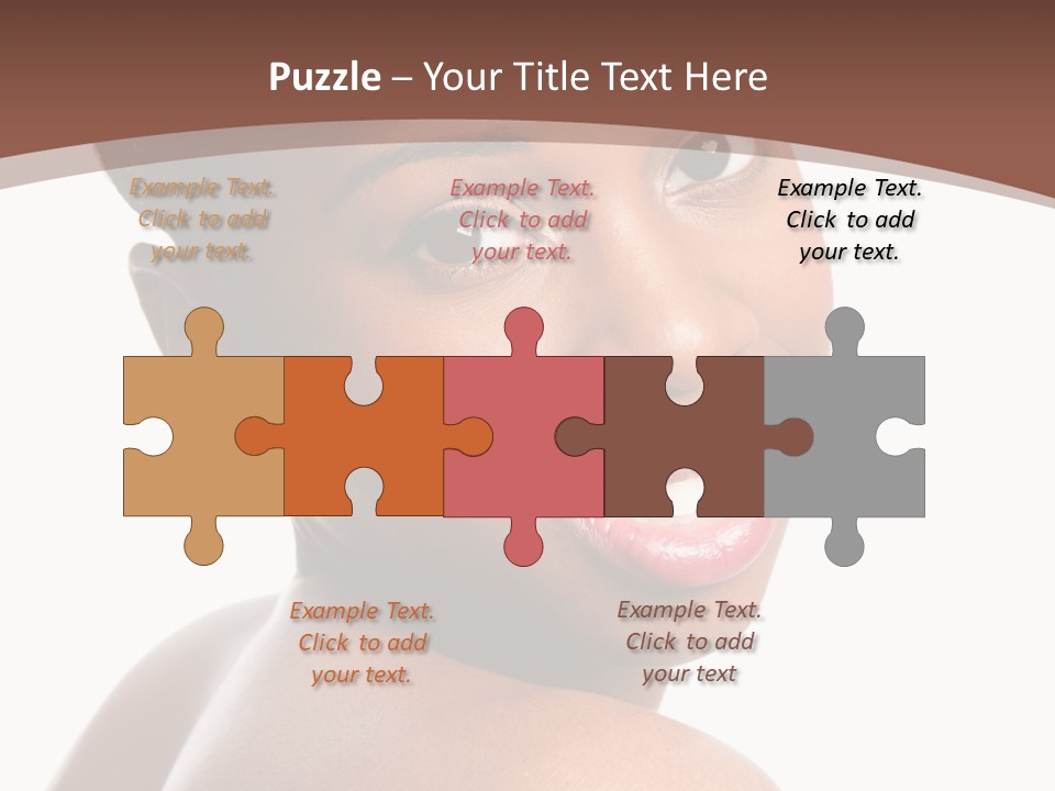 Healthy Face Happy PowerPoint Template