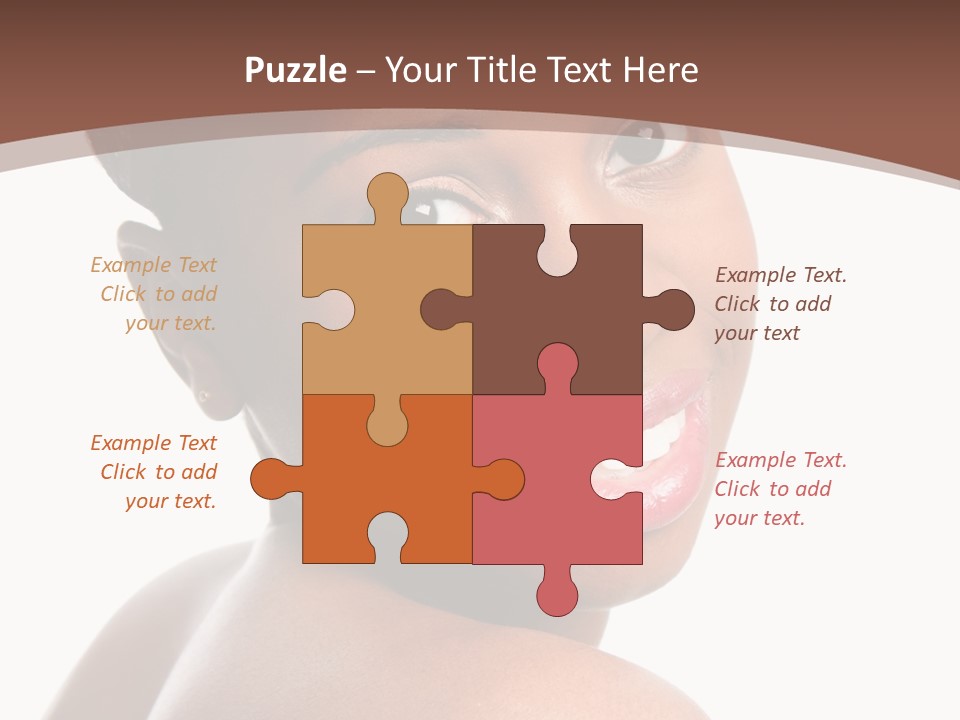 Healthy Face Happy PowerPoint Template