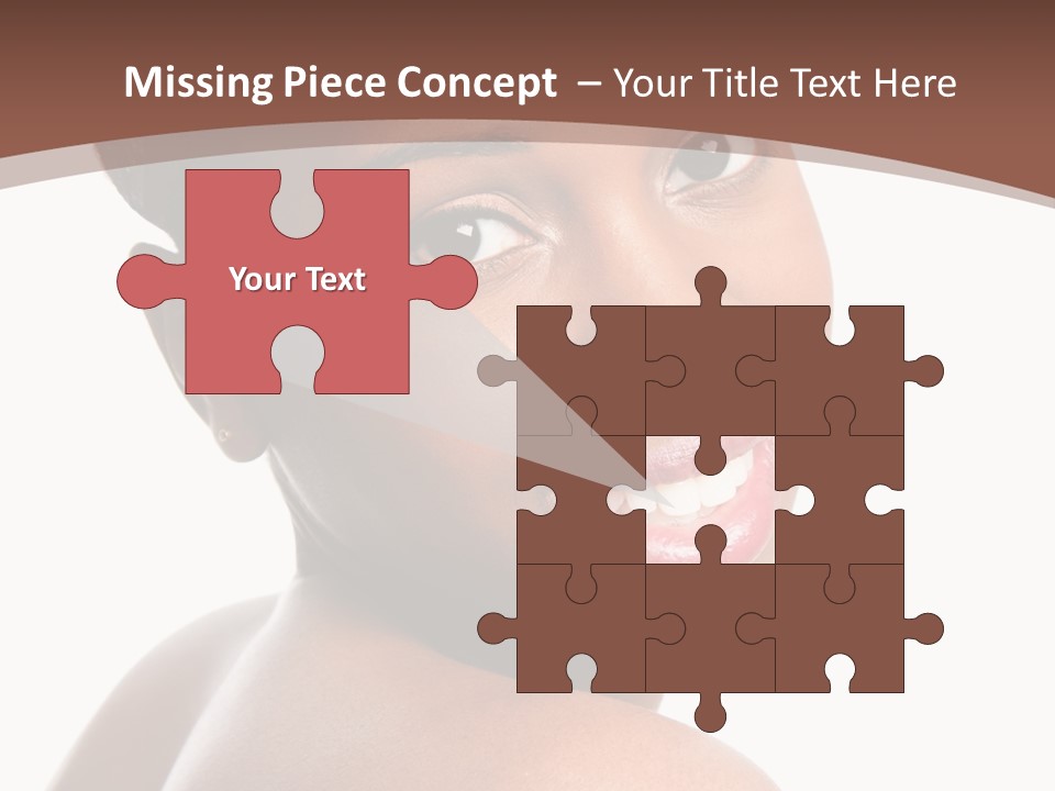 Healthy Face Happy PowerPoint Template