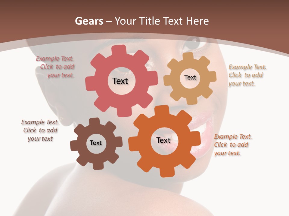 Healthy Face Happy PowerPoint Template