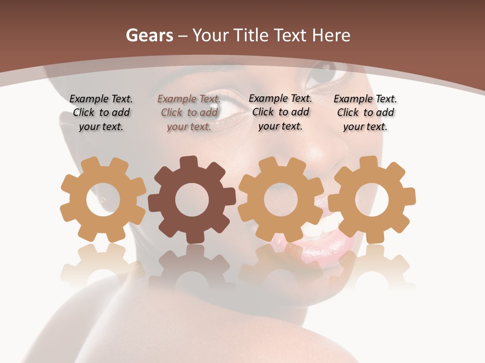 Healthy Face Happy PowerPoint Template