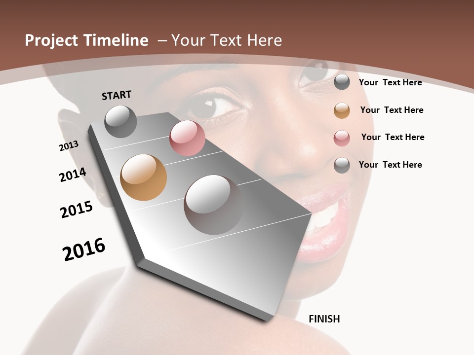 Healthy Face Happy PowerPoint Template