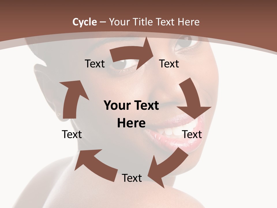 Healthy Face Happy PowerPoint Template