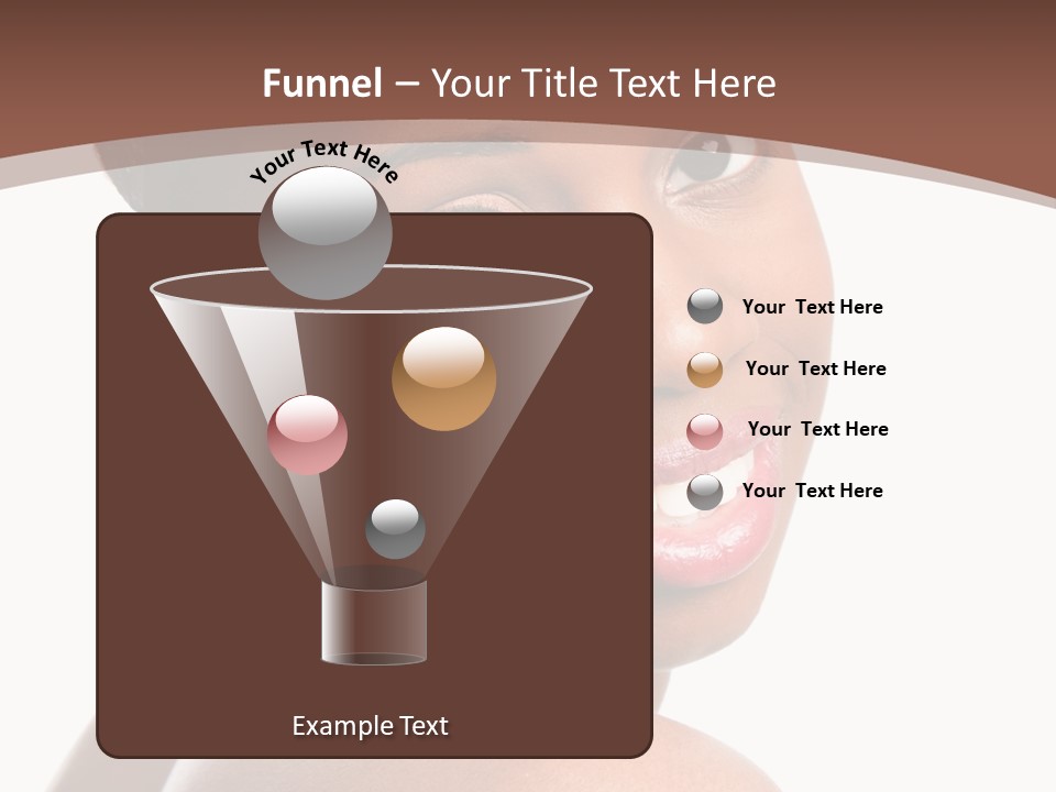 Healthy Face Happy PowerPoint Template