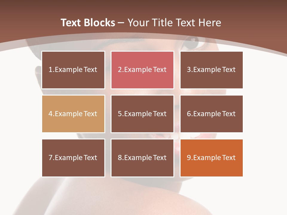 Healthy Face Happy PowerPoint Template