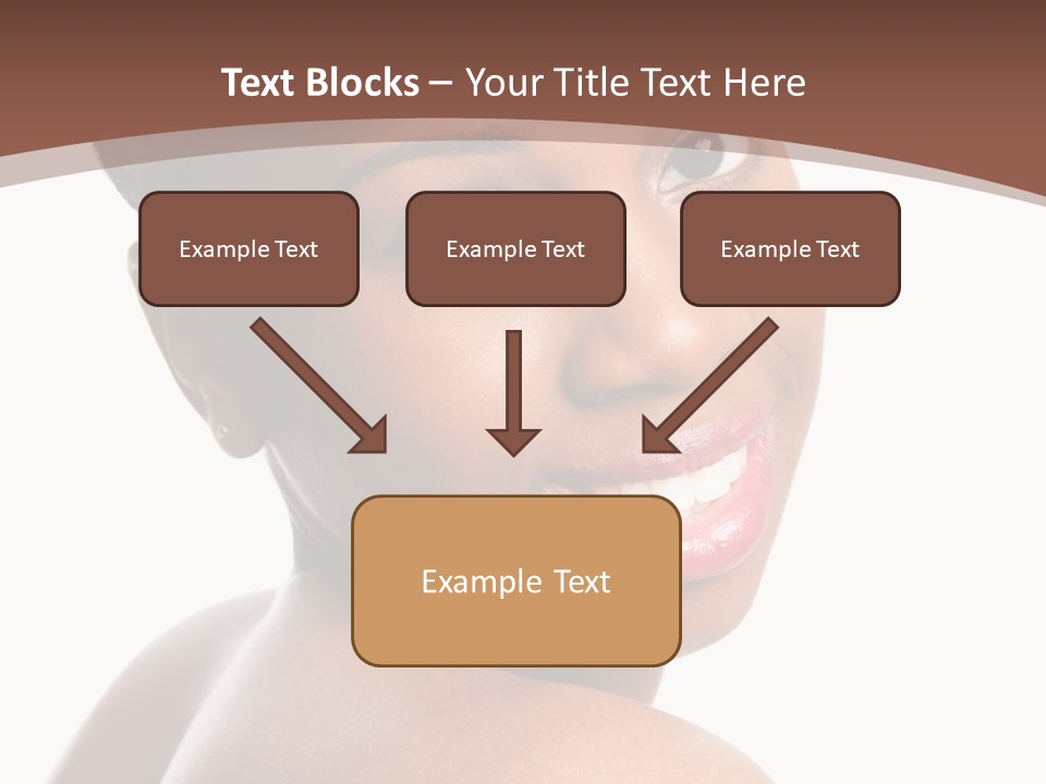 Healthy Face Happy PowerPoint Template