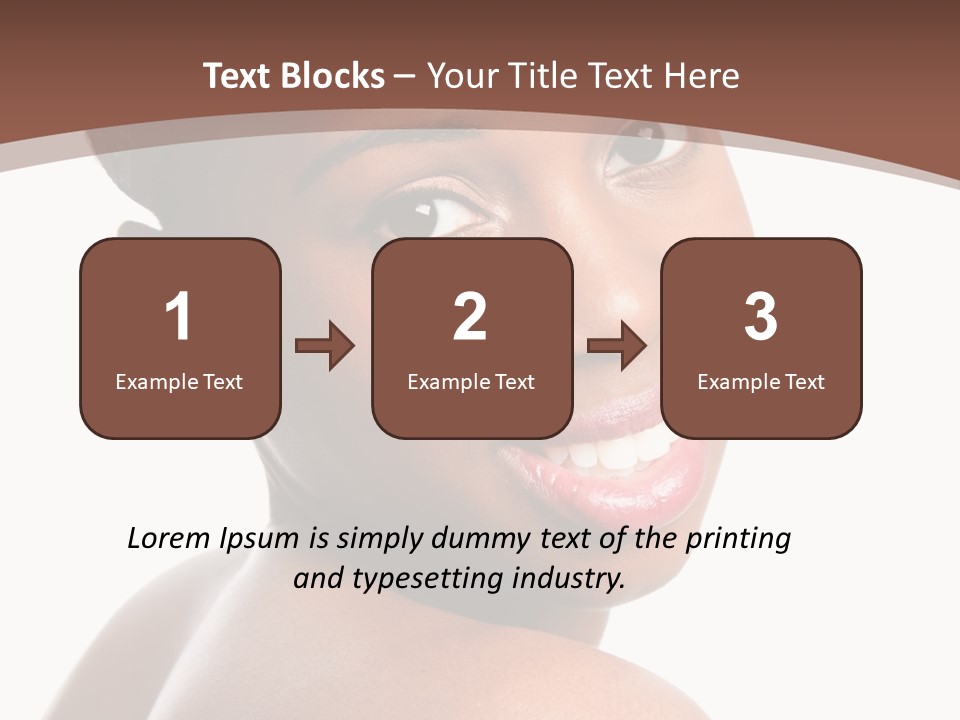 Healthy Face Happy PowerPoint Template