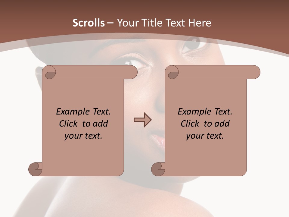 Healthy Face Happy PowerPoint Template
