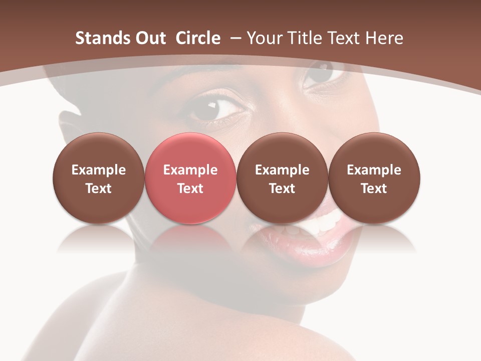 Healthy Face Happy PowerPoint Template