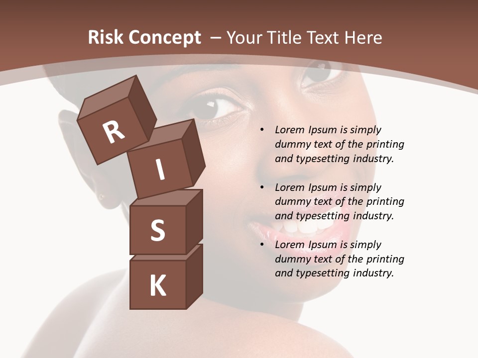 Healthy Face Happy PowerPoint Template